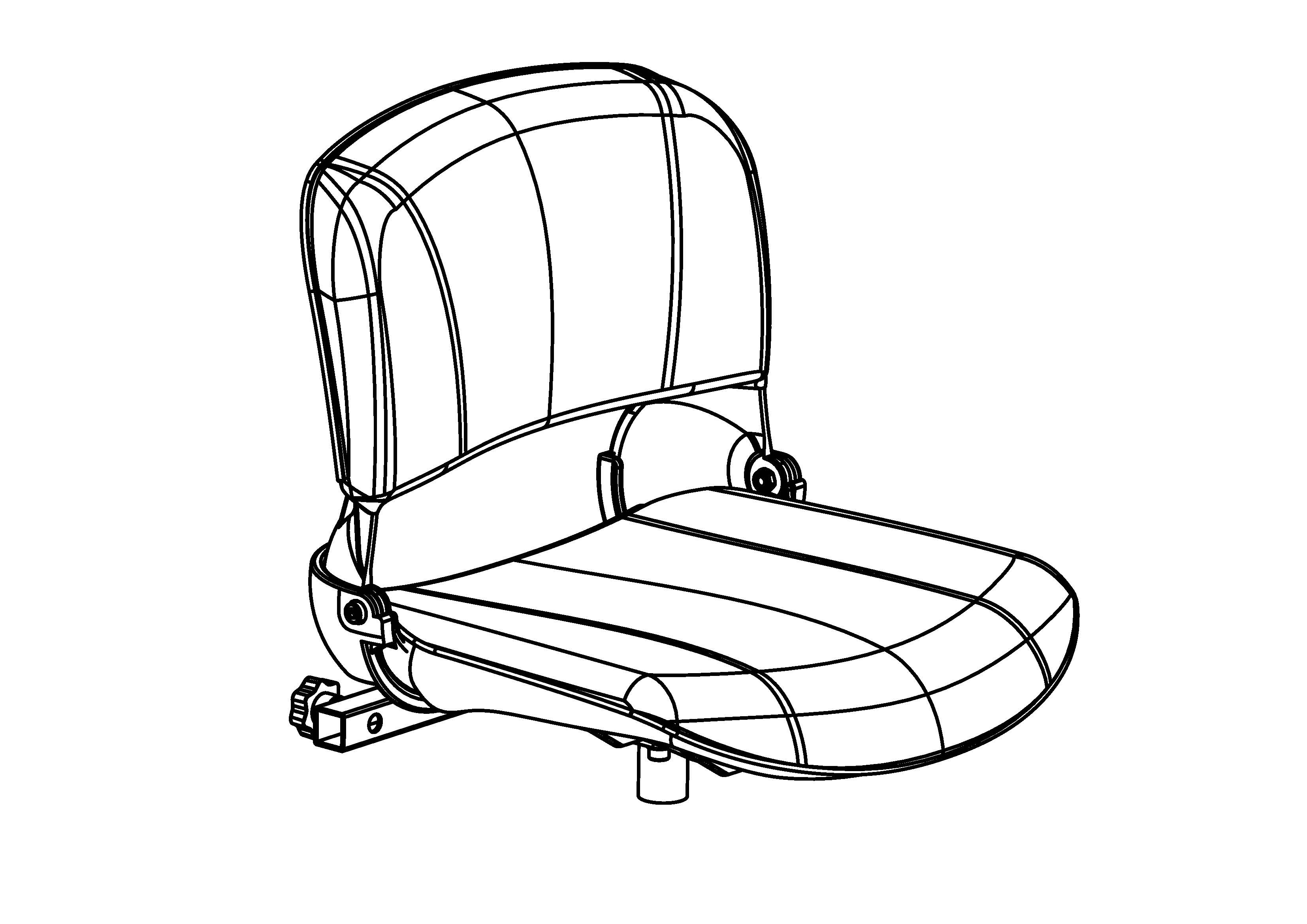 Electric ATV Scooter Seat