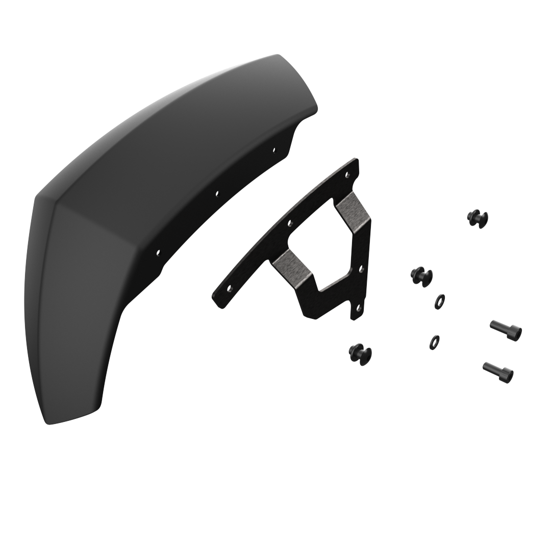 Assembled Front Fender for Electric ATV Scooters (Right)