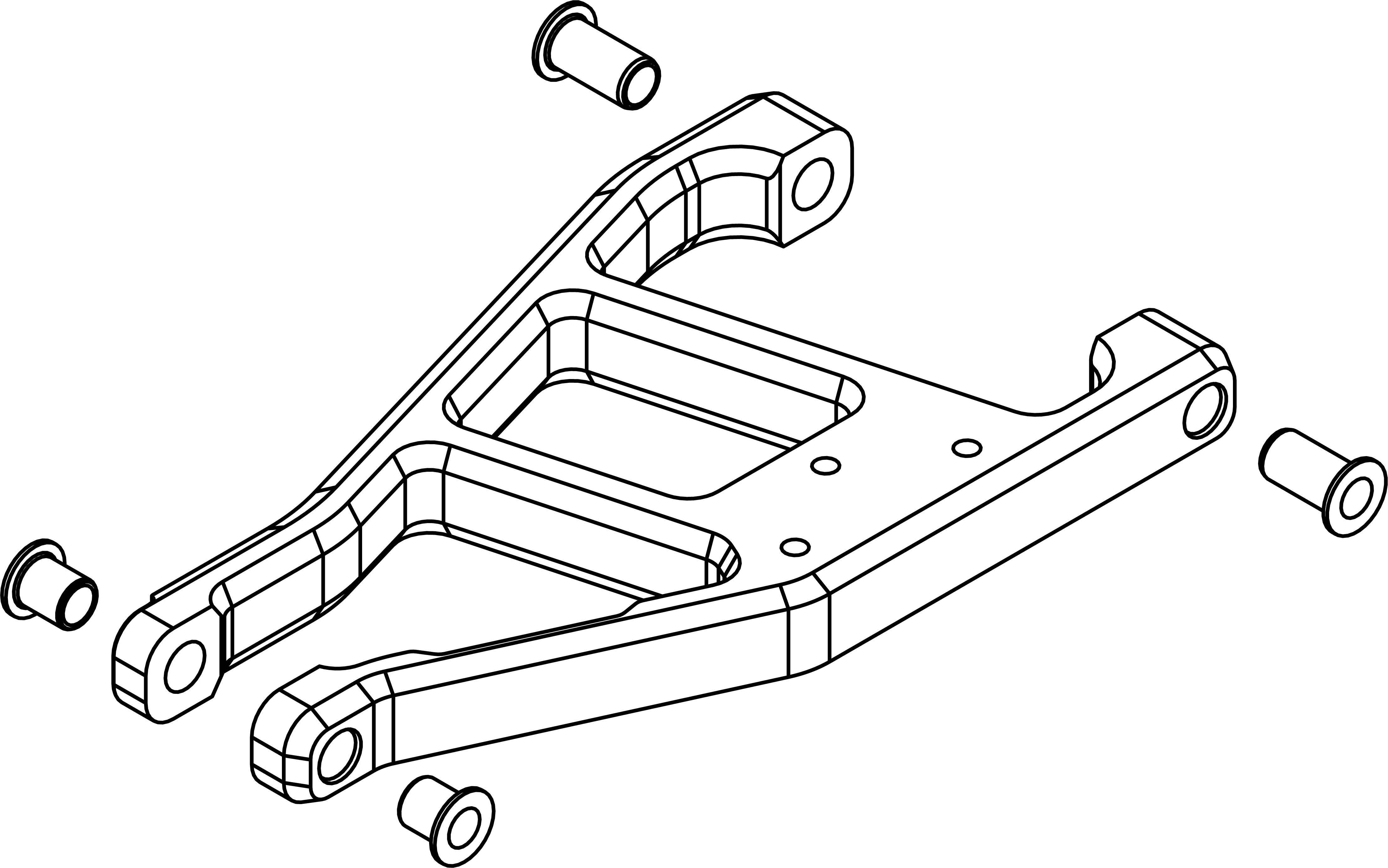 ATV's Assembled Bottom Arm