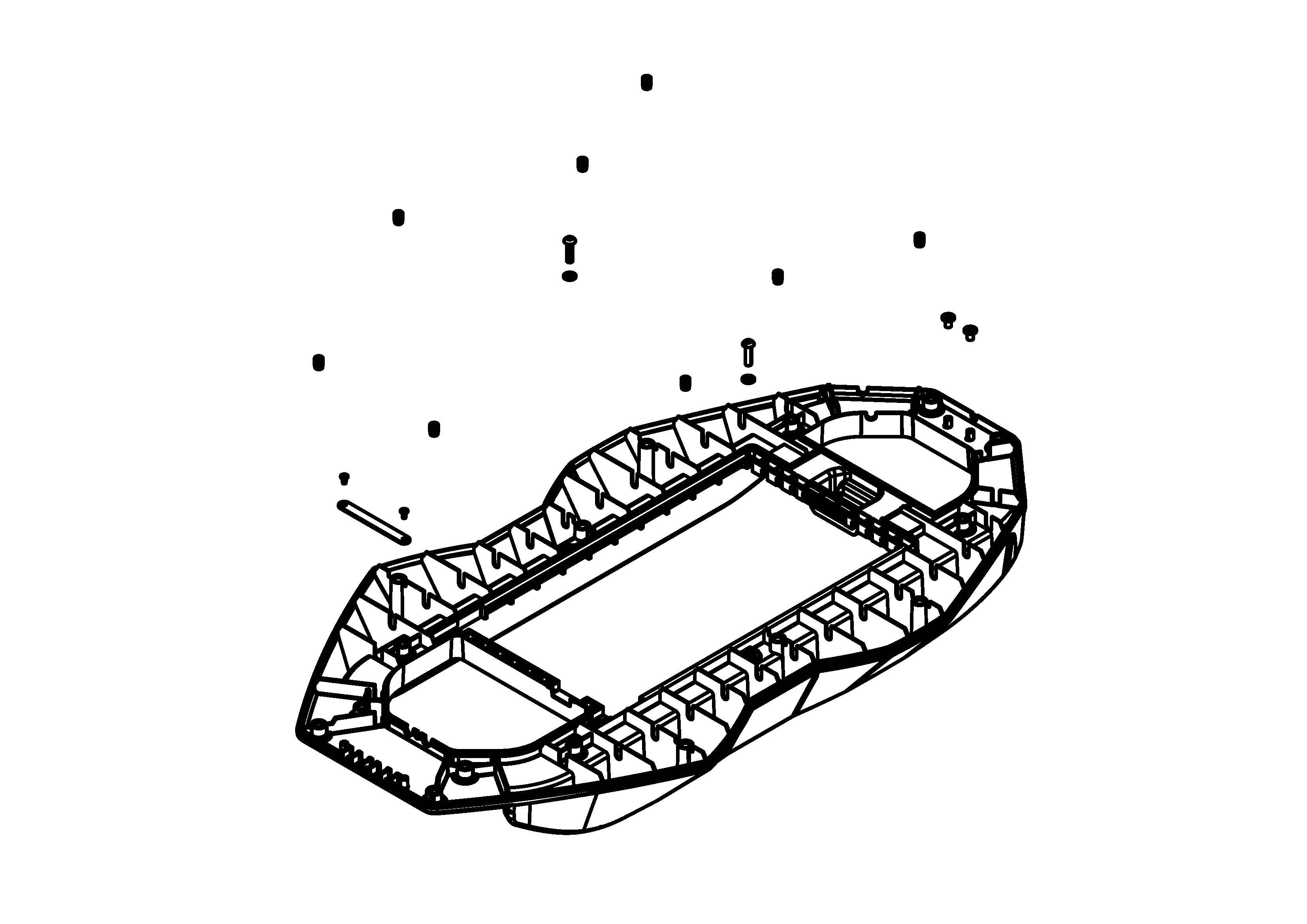 Electric ATV Scooter Sub Board