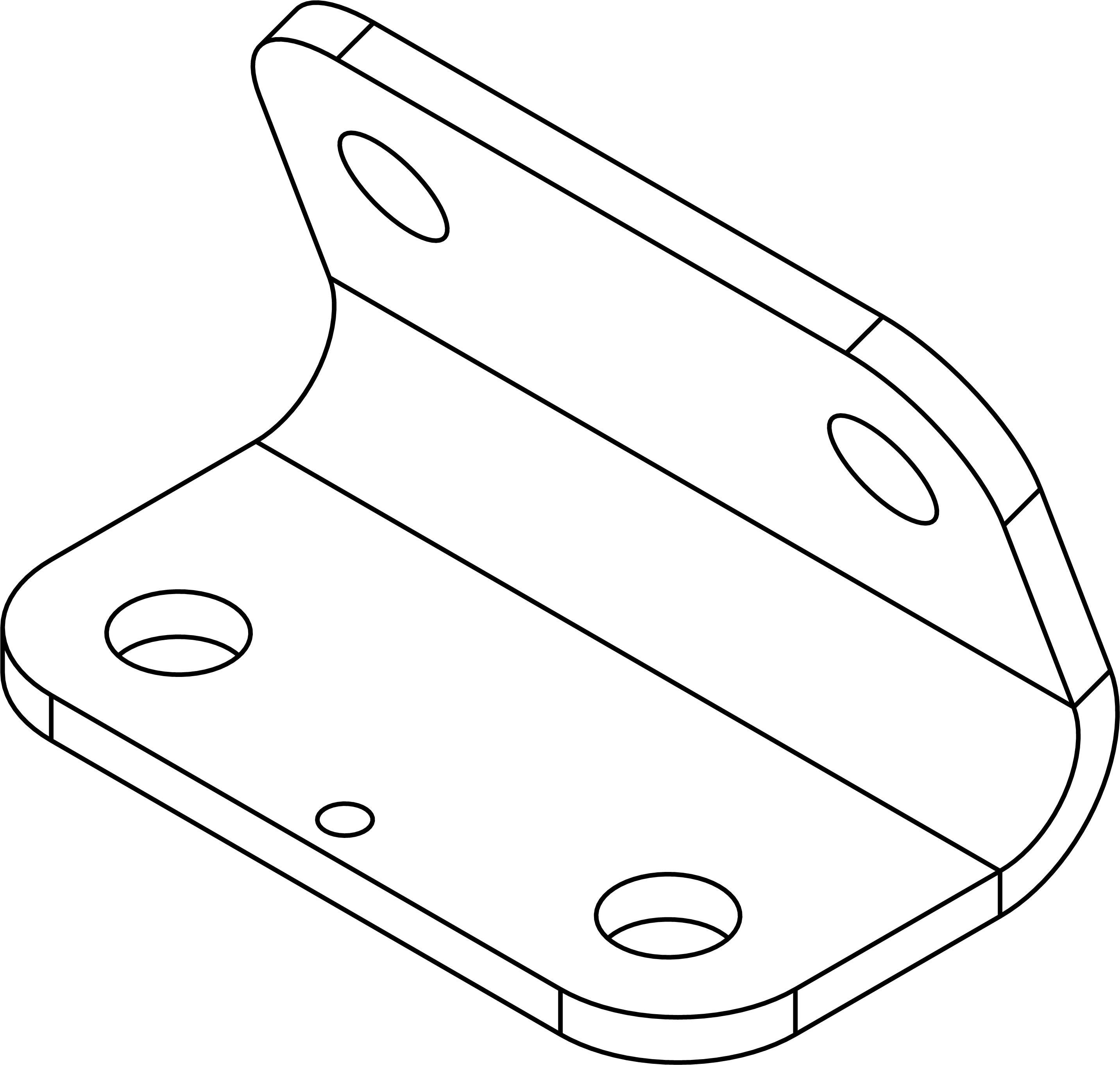 Electric Atv Scooter Brake Bracke