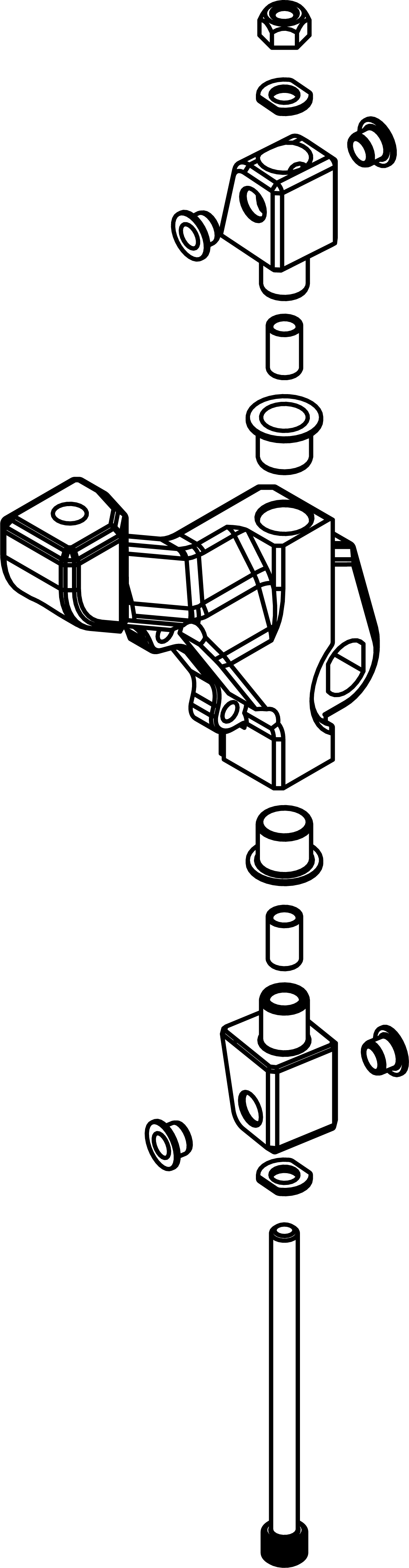 Electric ATV Scooter Assembled Steering Arm – Left