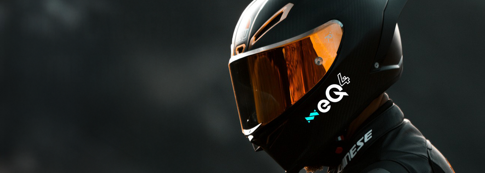 Man Wearing MIA Dynamics eQ4 Helmet