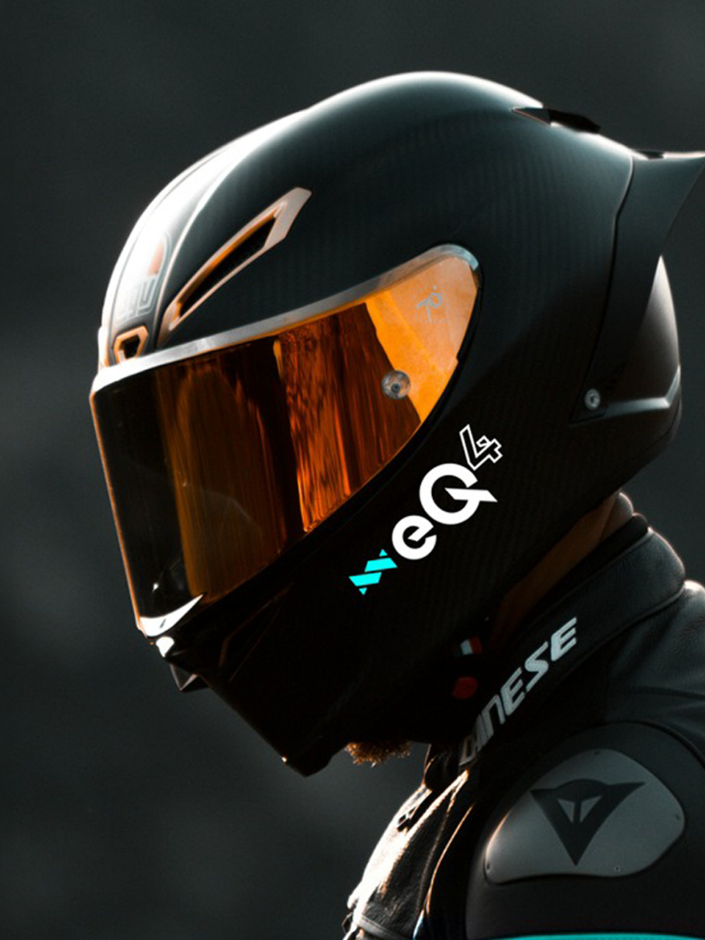 Man With MIA Dynamics eQ4 Helmet