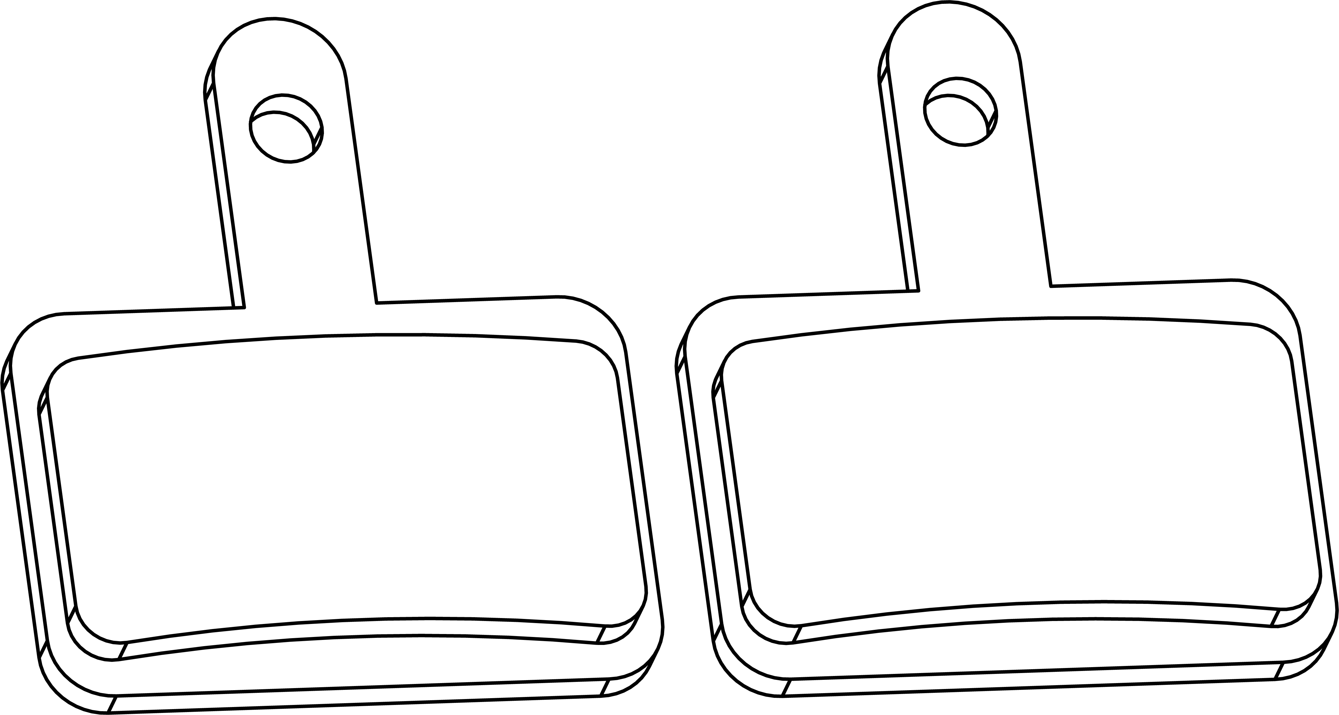 Premium Electric ATV Scooter Brake Pads