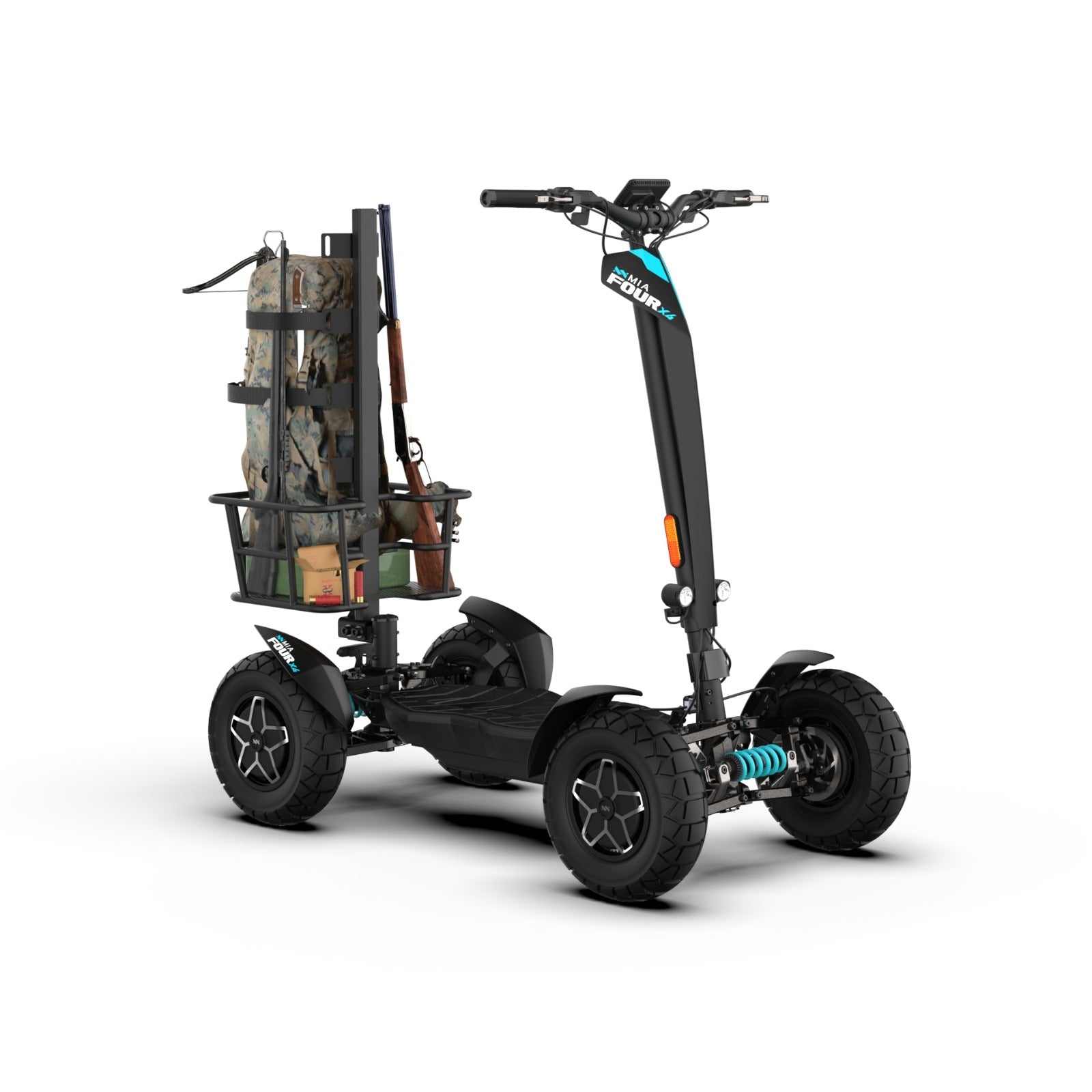 Electric ATV Scooter Outdoor Rack