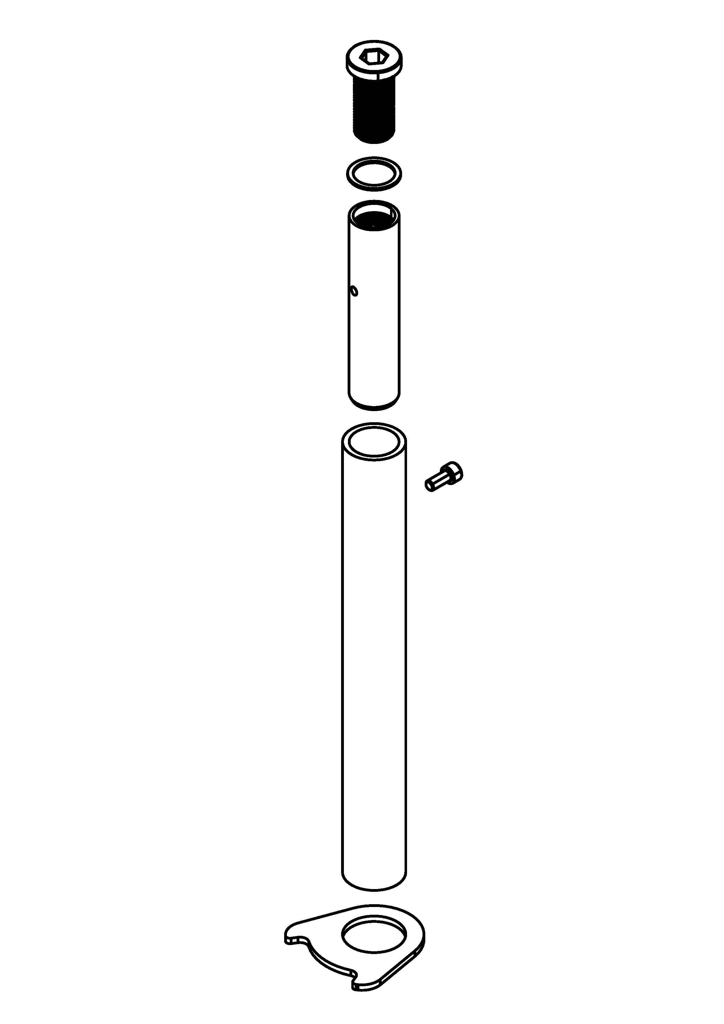 Electric ATV Scooter Steering Tube
