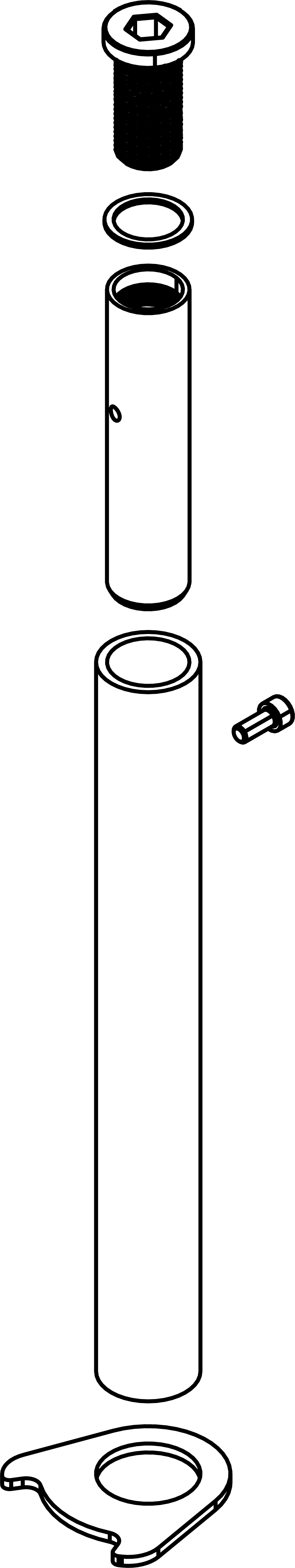 Electric ATV Scooter Steering Tube