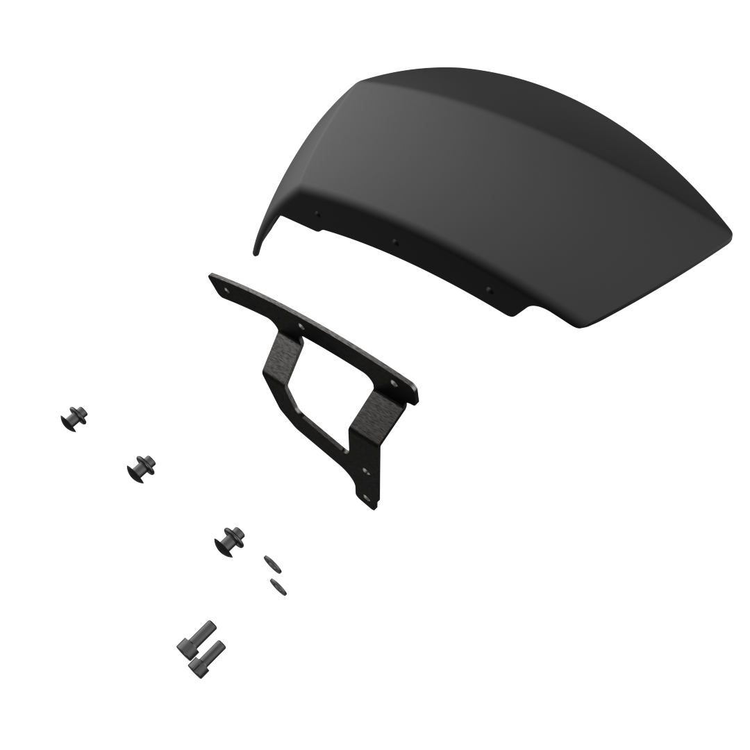 Assembled Front Fender for Electric ATV Scooters (Right)