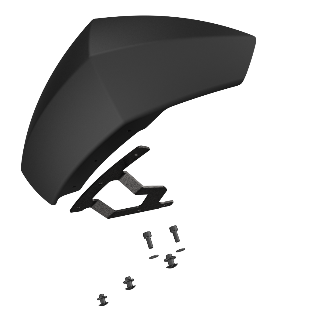 Assembled Front Fender for Electric ATV Scooter (Left)