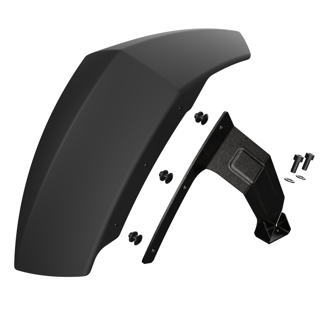Assembled Rear Fender for Electric ATV Scooter Left