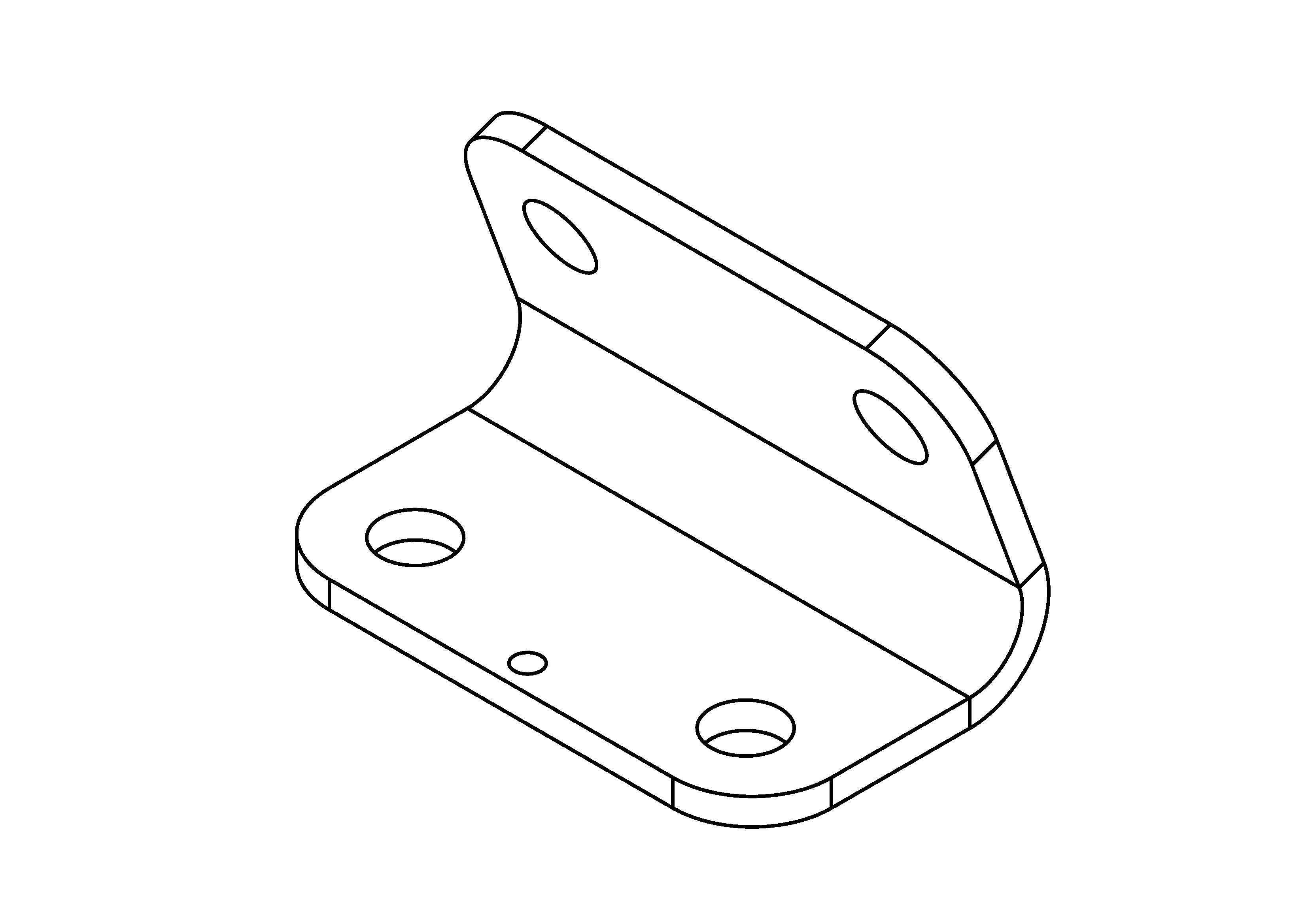 Electric Atv Scooter Brake Bracke