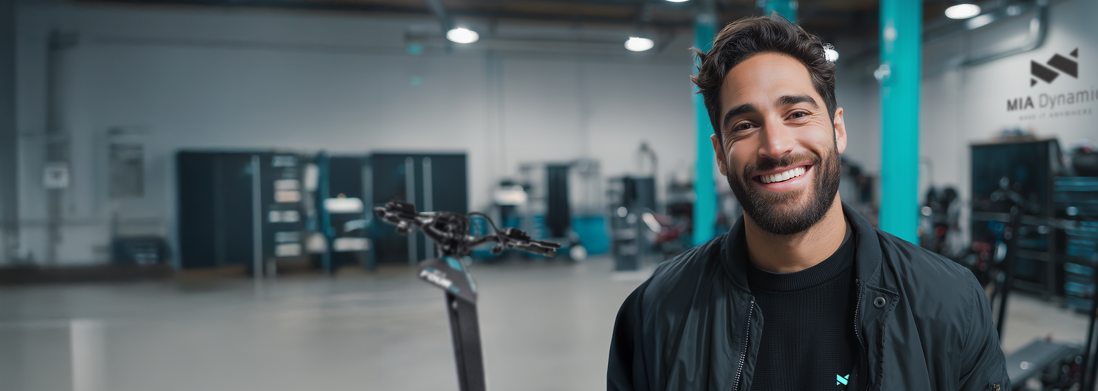 Guy Smiling & MIA Dynamics Space In the Background