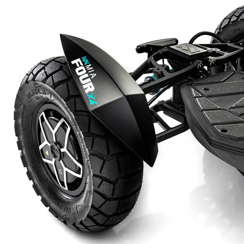 Guy Smiling & MIA Four Scooter In The Background