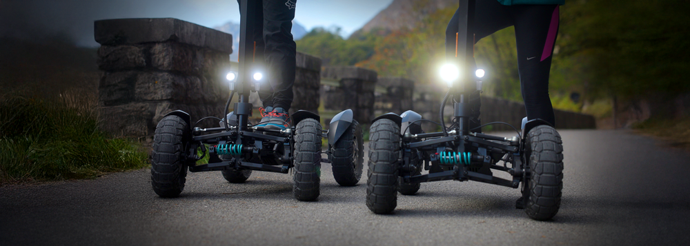 Front Wheels, Lights & Suspension on MIA Four Scooters